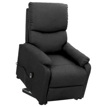 Sillón elevable tela gris oscuro en Sillones | Comprar online en Foro24
