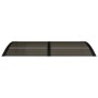 Black and transparent polycarbonate door canopy 150x80 cm by vidaXL, Awnings - Ref: Foro24-153576, Price: 66,48 €, Discount: %