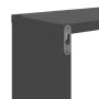 Cube wall shelves 6 units glossy gray 22x15x22 cm by vidaXL, Shelves and shelves - Ref: Foro24-807078, Price: 35,26 €, Discou...