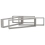 Cube Wandregal 4 Einheiten betongraues Sperrholz 100x15x30cm von vidaXL, Regale und Regale - Ref: Foro24-807092, Preis: 62,50...