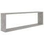 Cube Wandregal 2 Stück Sperrholz grauer Beton 100x15x30cm von vidaXL, Regale und Regale - Ref: Foro24-807091, Preis: 31,28 €,...