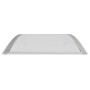 Graues und transparentes Polycarbonat-Türvordach 100x80 cm von vidaXL, Markisen - Ref: Foro24-153589, Preis: 40,10 €, Rabatt: %