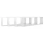 Cube Wandregal 4 Stück glänzend weißes Sperrholz 100x15x30cm von vidaXL, Regale und Regale - Ref: Foro24-807098, Preis: 70,92...