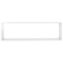 Cube wall shelf 4 units, white gloss plywood, 100x15x30cm by vidaXL, Shelves and shelves - Ref: Foro24-807098, Price: 72,14 €...