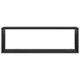 Estantes cubo de pared 2 uds contrachapado negro 80x15x26,5 cm de vidaXL, Estantes y estanterías - Ref: Foro24-807109, Precio...
