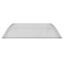 Marquesina puerta policarbonato gris y transparente 80x75 cm de vidaXL, Toldos - Ref: Foro24-153586, Precio: 38,30 €, Descuen...