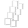 Wandwürfelregal aus weißem Sperrholz, 90 x 15 x 119 cm von vidaXL, Regale und Regale - Ref: Foro24-807178, Preis: 52,44 €, Ra...