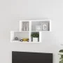 Weißes Wandregal aus Sperrholz, 100 x 18 x 53 cm von vidaXL, Regale und Regale - Ref: Foro24-807160, Preis: 30,99 €, Rabatt: %