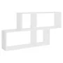 Weißes Wandregal aus Sperrholz, 100 x 18 x 53 cm von vidaXL, Regale und Regale - Ref: Foro24-807160, Preis: 30,99 €, Rabatt: %