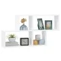 Weißes Wandregal aus Sperrholz, 100 x 18 x 53 cm von vidaXL, Regale und Regale - Ref: Foro24-807160, Preis: 30,99 €, Rabatt: %