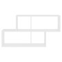 Weißes Wandregal aus Sperrholz, 100 x 18 x 53 cm von vidaXL, Regale und Regale - Ref: Foro24-807160, Preis: 30,19 €, Rabatt: %
