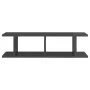 Wall shelves 2 pcs glossy gray plywood 75x18x20 cm by vidaXL, Shelves and shelves - Ref: Foro24-807195, Price: 26,63 €, Disco...