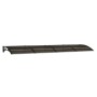 Marquesina de puerta policarbonato negro 350x100 cm de vidaXL, Toldos - Ref: Foro24-153596, Precio: 108,78 €, Descuento: %