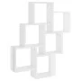 Bright white plywood wall cube shelf 78x15x93cm by vidaXL, Shelves and shelves - Ref: Foro24-807175, Price: 43,75 €, Discount: %