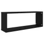 Würfelwandregal 2 Stück schwarzes Sperrholz 60x15x23 cm von vidaXL, Regale und Regale - Ref: Foro24-807136, Preis: 40,99 €, R...