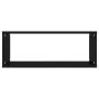 Würfelwandregal 2 Stück schwarzes Sperrholz 60x15x23 cm von vidaXL, Regale und Regale - Ref: Foro24-807136, Preis: 40,99 €, R...