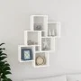 Estante de cubo de pared madera contrachapada blanco 78x15x93cm de vidaXL, Estantes y estanterías - Ref: Foro24-807169, Preci...