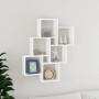 White plywood wall cube shelf 78x15x93cm by vidaXL, Shelves and shelves - Ref: Foro24-807169, Price: 45,08 €, Discount: %