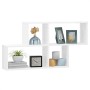 Wandregal aus glänzend weißem Sperrholz, 100 x 18 x 53 cm von vidaXL, Regale und Regale - Ref: Foro24-807166, Preis: 39,62 €,...