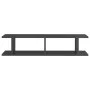 Wandregale 2 Stück glänzend graues Sperrholz 90x18x20cm von vidaXL, Regale und Regale - Ref: Foro24-807204, Preis: 28,31 €, R...