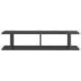 Wandregale 2 Stück glänzend graues Sperrholz 90x18x20cm von vidaXL, Regale und Regale - Ref: Foro24-807204, Preis: 28,80 €, R...