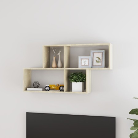 Wandregal Sperrholz Sonoma Eiche 100x18x53 cm von vidaXL, Regale und Regale - Ref: Foro24-807163, Preis: 34,81 €, Rabatt: %