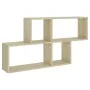 Oak Sonoma plywood wall shelf 100x18x53 cm by vidaXL, Shelves and shelves - Ref: Foro24-807163, Price: 34,27 €, Discount: %