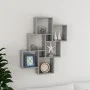 Concrete gray plywood cube wall shelf 78x15x93 cm by vidaXL, Shelves and shelves - Ref: Foro24-807173, Price: 38,78 €, Discou...