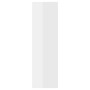Estantes de pared 2 uds contrachapado blanco brillo 50x15x50 cm