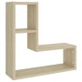 Wandregale 2 Stück Sonoma-Eichensperrholz 50x15x50 cm von vidaXL, Regale und Regale - Ref: Foro24-807217, Preis: 29,71 €, Rab...