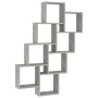 Wandwürfel Regal Sperrholz grauer Beton 90x15x119 cm von vidaXL, Regale und Regale - Ref: Foro24-807182, Preis: 38,25 €, Raba...