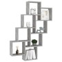 Wandwürfel Regal Sperrholz grauer Beton 90x15x119 cm von vidaXL, Regale und Regale - Ref: Foro24-807182, Preis: 38,25 €, Raba...