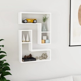 Wandregale 2 Stück Sperrholz weiß 50x15x50 cm von vidaXL, Regale und Regale - Ref: Foro24-807214, Preis: 30,42 €, Rabatt: %
