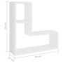 Wandregale 2 Stück Sperrholz weiß 50x15x50 cm von vidaXL, Regale und Regale - Ref: Foro24-807214, Preis: 30,42 €, Rabatt: %