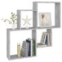 Concrete gray plywood cube wall shelf 80x15x78.5 cm by vidaXL, Shelves and shelves - Ref: Foro24-807263, Price: 27,37 €, Disc...