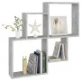 Concrete gray plywood cube wall shelf 80x15x78.5 cm by vidaXL, Shelves and shelves - Ref: Foro24-807263, Price: 28,50 €, Disc...