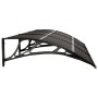 Schwarzes Polycarbonat-Türvordach 300 x 80 cm von vidaXL, Markisen - Ref: Foro24-153584, Preis: 82,69 €, Rabatt: %
