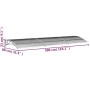 Schwarzes Polycarbonat-Türvordach 300 x 80 cm von vidaXL, Markisen - Ref: Foro24-153584, Preis: 82,69 €, Rabatt: %