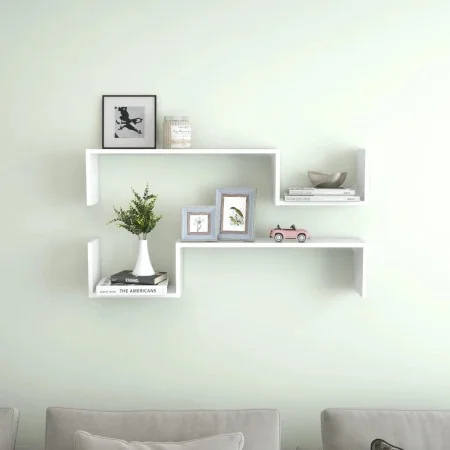 Wall shelves 2 pcs plywood white 100x15x20cm by vidaXL, Shelves and shelves - Ref: Foro24-807268, Price: 23,96 €, Discount: %