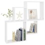 Cube Wandregal Sperrholz weiß 80x15x78,5 cm von vidaXL, Regale und Regale - Ref: Foro24-807259, Preis: 35,27 €, Rabatt: %