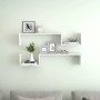 Wandregale 2 Stück glänzend weißes Sperrholz 100x15x20cm von vidaXL, Regale und Regale - Ref: Foro24-807274, Preis: 26,64 €, ...