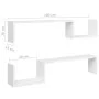 Wall shelves 2 pcs glossy white plywood 100x15x20cm by vidaXL, Shelves and shelves - Ref: Foro24-807274, Price: 26,31 €, Disc...