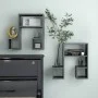 Wandregale 2 Stück glänzend graues Sperrholz 50x15x50cm von vidaXL, Regale und Regale - Ref: Foro24-807249, Preis: 33,24 €, R...