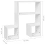Wandregale 2 Stück glänzend weißes Sperrholz 50x15x50 cm von vidaXL, Regale und Regale - Ref: Foro24-807247, Preis: 24,61 €, ...