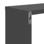 Wandregale 2 Stück glänzend graues Sperrholz 50x15x50cm von vidaXL, Regale und Regale - Ref: Foro24-807249, Preis: 33,24 €, R...