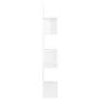 Glossy white plywood wall corner shelf 20x20x127.5cm by vidaXL, Shelves and shelves - Ref: Foro24-807283, Price: 32,28 €, Dis...