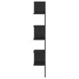 Black plywood corner wall shelf 20x20x127.5 cm by vidaXL, Shelves and shelves - Ref: Foro24-807278, Price: 29,43 €, Discount: %