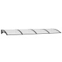 Schwarzes Polycarbonat-Türvordach 350 x 100 cm von vidaXL, Markisen - Ref: Foro24-153594, Preis: 108,56 €, Rabatt: %