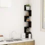 Black plywood corner wall shelf 20x20x127.5 cm by vidaXL, Shelves and shelves - Ref: Foro24-807278, Price: 29,43 €, Discount: %