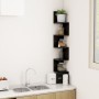 Wand-Eckregal aus schwarzem Sperrholz 20x20x127,5 cm von vidaXL, Regale und Regale - Ref: Foro24-807278, Preis: 30,30 €, Raba...